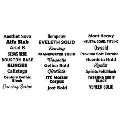 Standard Engraving (per club)